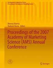 Proceedings of the 2007 Academy of Marketing Science (AMS) Annual Conference