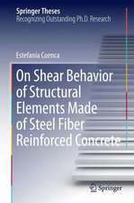 On Shear Behavior of Structural Elements Made of Steel Fiber Reinforced Concrete