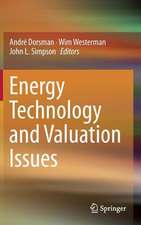 Energy Technology and Valuation Issues