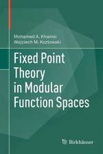 Fixed Point Theory in Modular Function Spaces