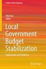 Local Government Budget Stabilization: Explorations and Evidence