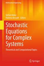 Stochastic Equations for Complex Systems: Theoretical and Computational Topics