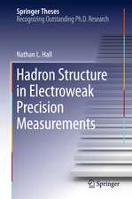 Hadron Structure in Electroweak Precision Measurements