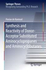 Synthesis and Reactivity of Donor-Acceptor Substituted Aminocyclopropanes and Aminocyclobutanes