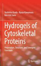 Hydrogels of Cytoskeletal Proteins: Preparation, Structure, and Emergent Functions