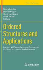 Ordered Structures and Applications: Positivity VII (Zaanen Centennial Conference), 22-26 July 2013, Leiden, the Netherlands