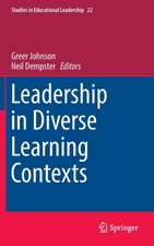 Leadership in Diverse Learning Contexts