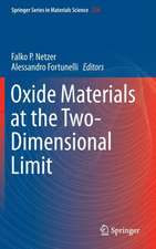 Oxide Materials at the Two-Dimensional Limit