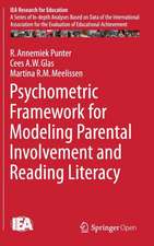 Psychometric Framework for Modeling Parental Involvement and Reading Literacy