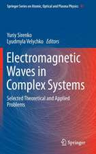 Electromagnetic Waves in Complex Systems: Selected Theoretical and Applied Problems