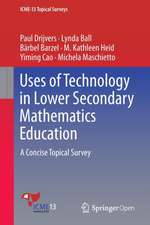 Uses of Technology in Lower Secondary Mathematics Education: A Concise Topical Survey