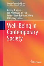 Well-Being in Contemporary Society