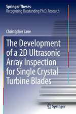 The Development of a 2D Ultrasonic Array Inspection for Single Crystal Turbine Blades