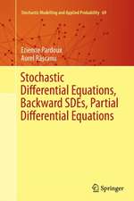 Stochastic Differential Equations, Backward SDEs, Partial Differential Equations