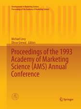 Proceedings of the 1993 Academy of Marketing Science (AMS) Annual Conference