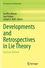 Developments and Retrospectives in Lie Theory: Algebraic Methods