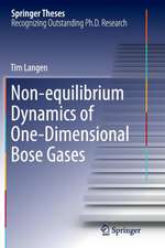 Non-equilibrium Dynamics of One-Dimensional Bose Gases