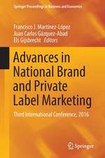 Advances in National Brand and Private Label Marketing: Third International Conference, 2016