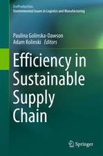 Efficiency in Sustainable Supply Chain