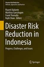 Disaster Risk Reduction in Indonesia: Progress, Challenges, and Issues