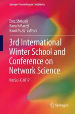 3rd International Winter School and Conference on Network Science: NetSci-X 2017