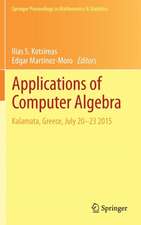 Applications of Computer Algebra: Kalamata, Greece, July 20–23 2015