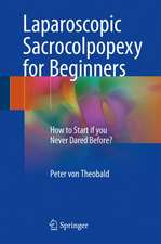 Laparoscopic Sacrocolpopexy for Beginners: How to Start if you Never Dared Before?