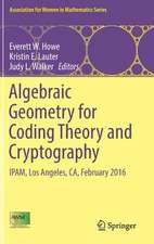 Algebraic Geometry for Coding Theory and Cryptography