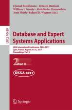 Database and Expert Systems Applications: 28th International Conference, DEXA 2017, Lyon, France, August 28-31, 2017, Proceedings, Part II