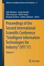 Proceedings of the Second International Scientific Conference “Intelligent Information Technologies for Industry” (IITI’17): Volume 1