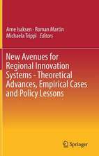 New Avenues for Regional Innovation Systems - Theoretical Advances, Empirical Cases and Policy Lessons