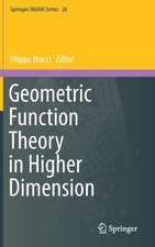 Geometric Function Theory in Higher Dimension