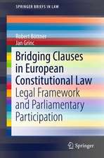 Bridging Clauses in European Constitutional Law: Legal Framework and Parliamentary Participation