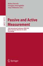 Passive and Active Measurement: 19th International Conference, PAM 2018, Berlin, Germany, March 26–27, 2018, Proceedings