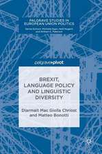 Brexit, Language Policy and Linguistic Diversity