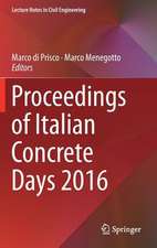 Proceedings of Italian Concrete Days 2016