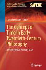 The Concept of Time in Early Twentieth-Century Philosophy: A Philosophical Thematic Atlas