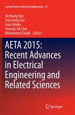 AETA 2015: Recent Advances in Electrical Engineering and Related Sciences