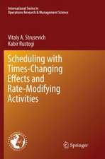 Scheduling with Time-Changing Effects and Rate-Modifying Activities