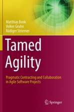 Tamed Agility: Pragmatic Contracting and Collaboration in Agile Software Projects