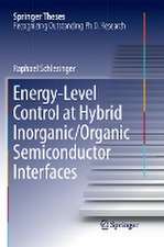 Energy-Level Control at Hybrid Inorganic/Organic Semiconductor Interfaces