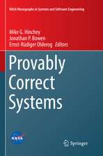 Provably Correct Systems