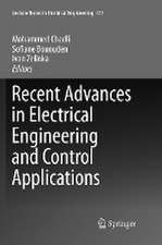 Recent Advances in Electrical Engineering and Control Applic