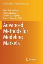 Advanced Methods for Modeling Markets