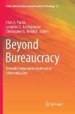 Beyond Bureaucracy: Towards Sustainable Governance Informatisation