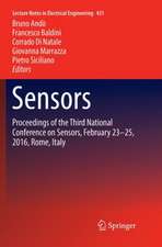 Sensors: Proceedings of the Third National Conference on Sensors, February 23-25, 2016, Rome, Italy