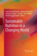 Sustainable Nutrition in a Changing World