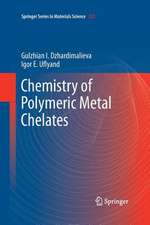 Chemistry of Polymeric Metal Chelates