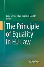 The Principle of Equality in EU Law