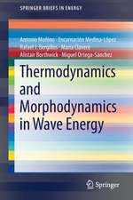 Thermodynamics and Morphodynamics in Wave Energy